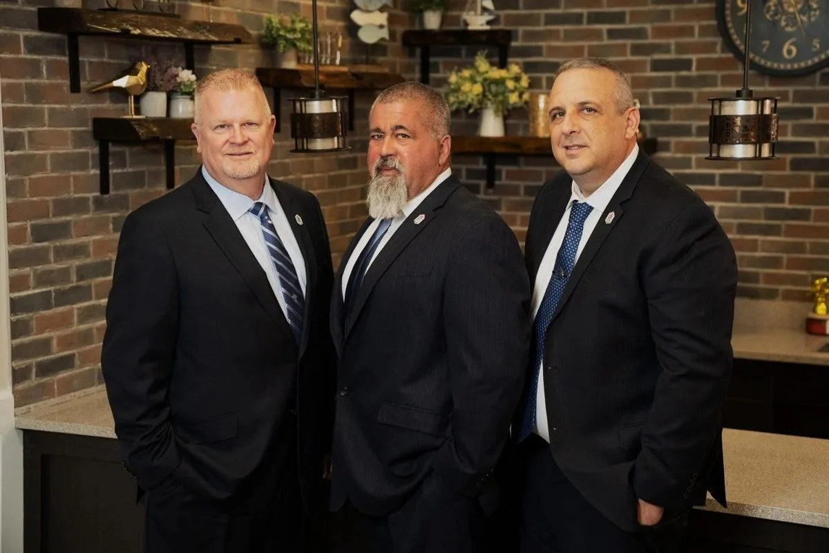 The three owners of Upfront Security Associates
